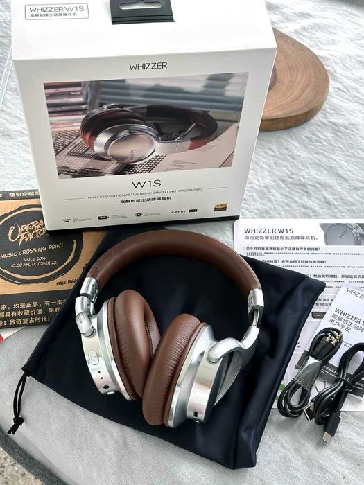 Гібридні Hi-Res Bluetooth-навушники Whizzer W1S з ANC (у стилі ретро)