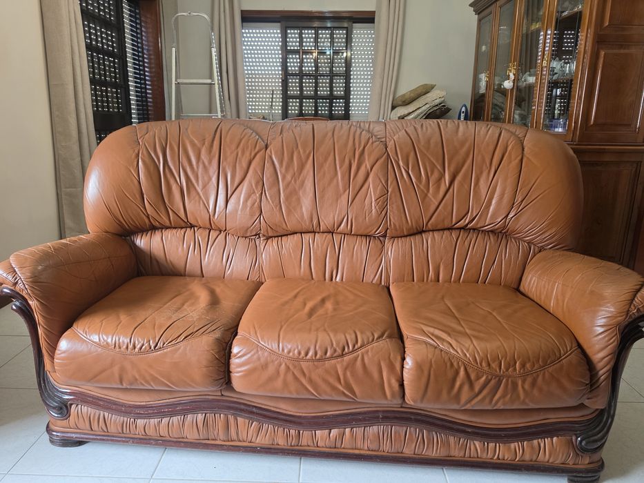 Conjunto sofa + 2 poltronas