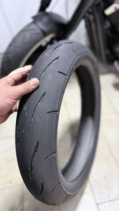190-55-17  120/70/17 dunlop bridgestone pneus mota
