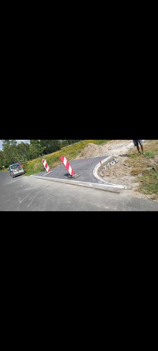 Usługi brukarskie - układanie kostki brukowej