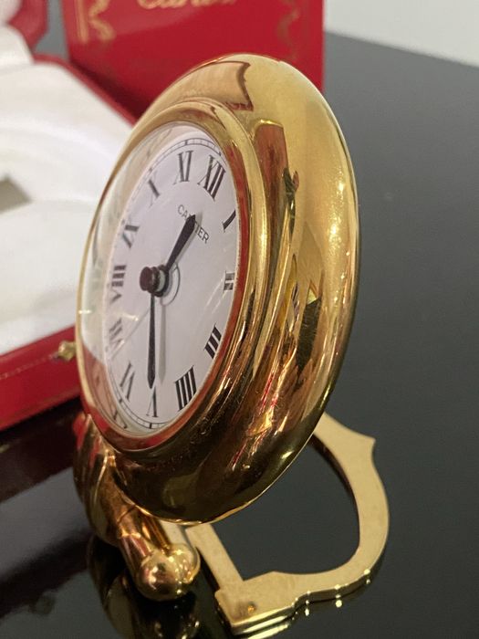 Despertador CARTIER 'Coliseu' Dourado