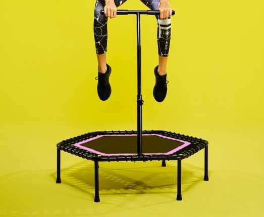 Trampolina fitness czarny/różowy