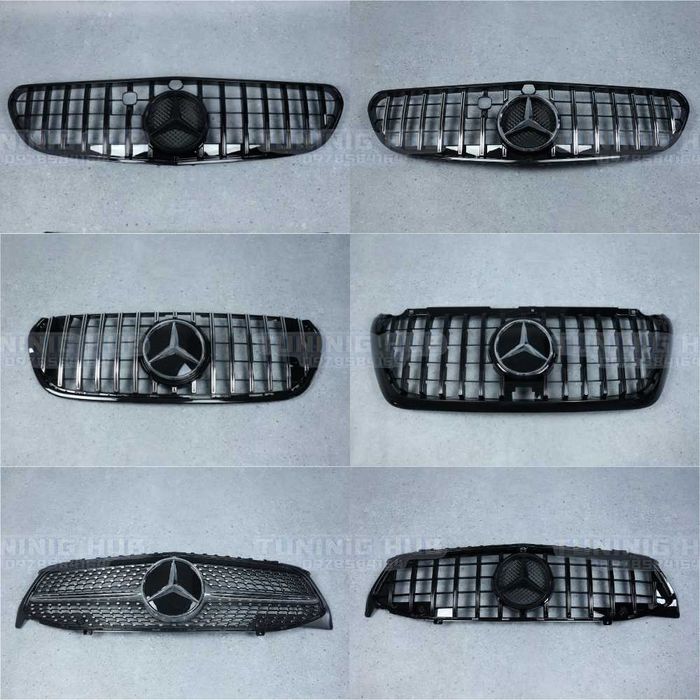 Решетка радиатора mercedes x167 x166 c167 x254 x204 c217 c207 мерседес