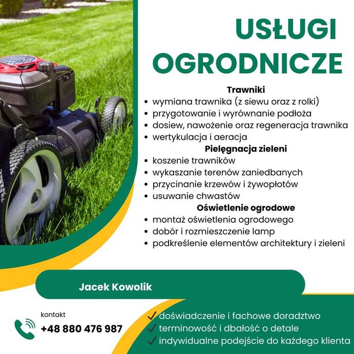 usługi ogrodnicze