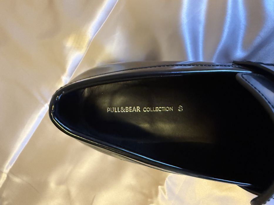 Czarne półbuty damskie