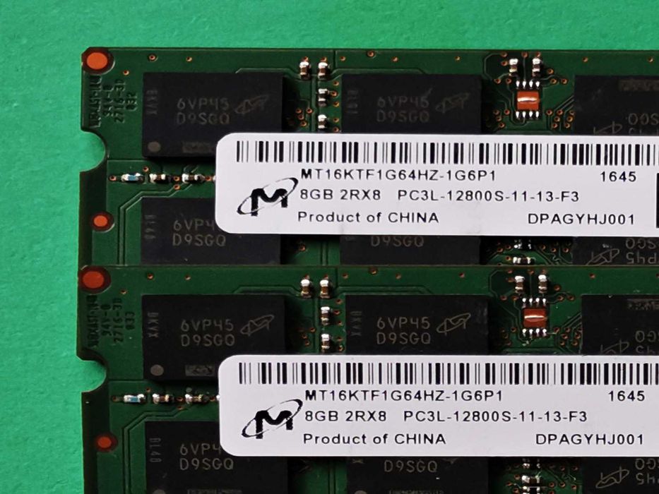 DDR3 16GB Micron 12800 L