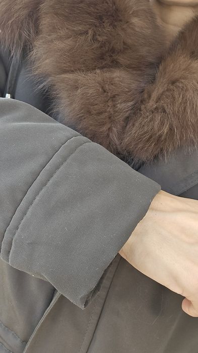 Парка,куртка зимова,пуховик пальто натуральне хутро