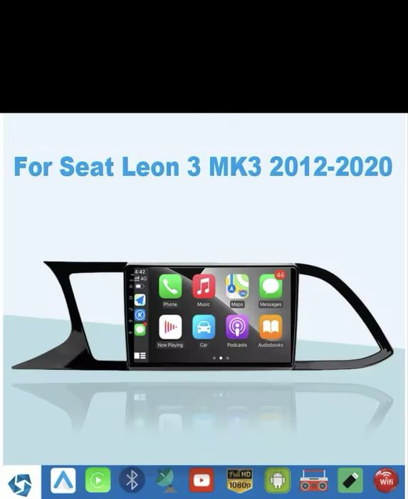 Radio android 13 Seat leon Novo