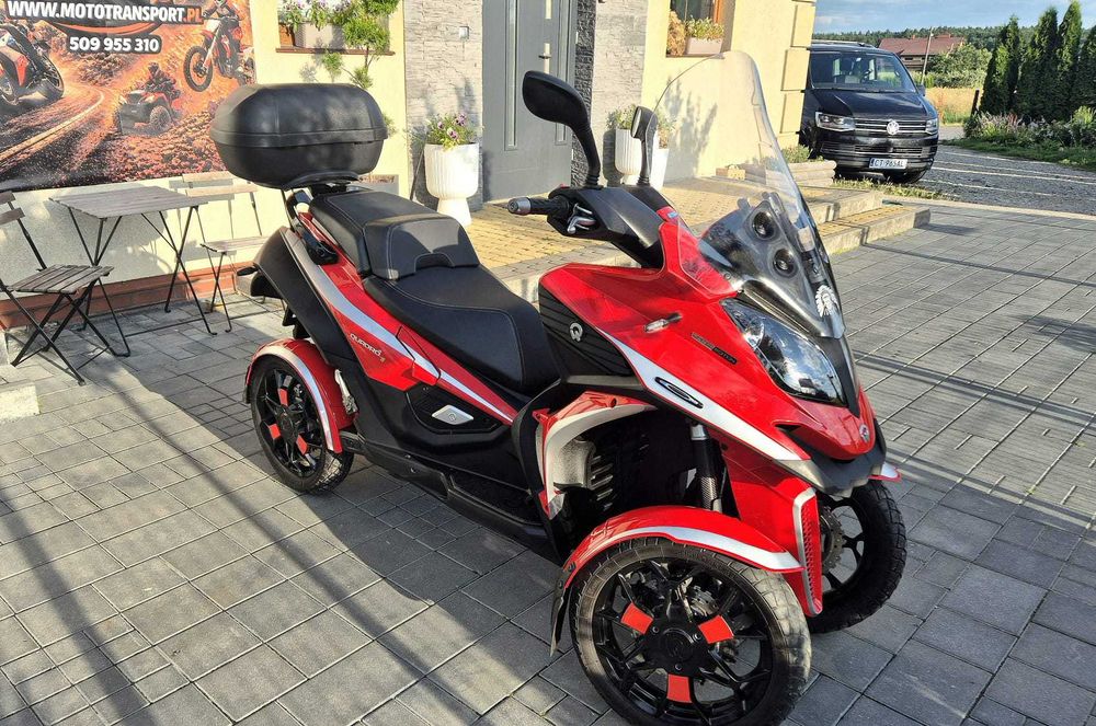 Quadro 4 - skuter na prawko B - 350cm - zarejestrowany