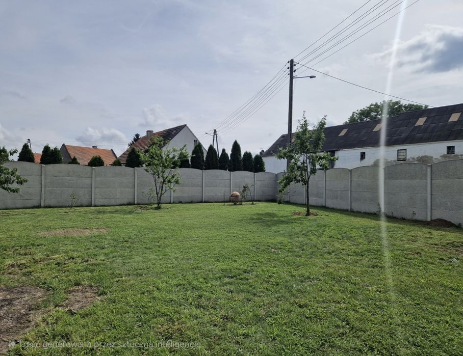 Działka budowlano usługowa Marcinowice / Mściwojów /Jawor  11.58ar ogrodzenie betonowe 2m prywatność media utwardzenie wjazd  z DW363