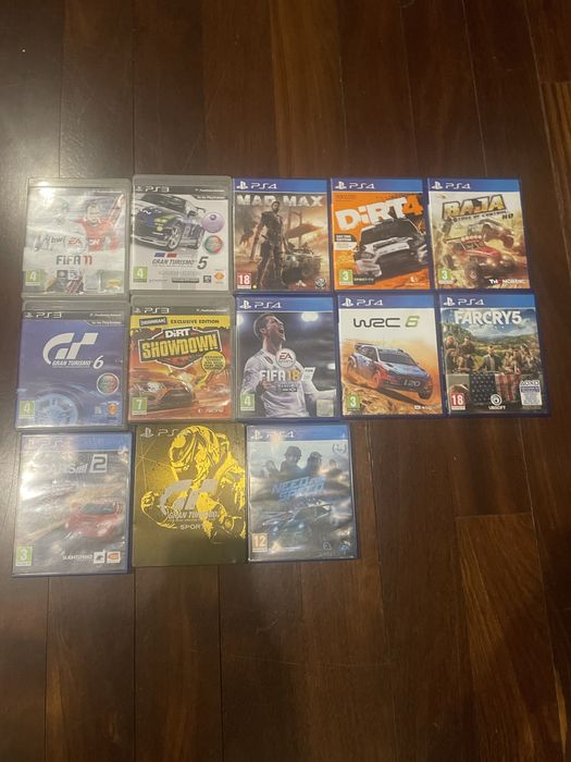 Jogos ps4 e ps3 como novos