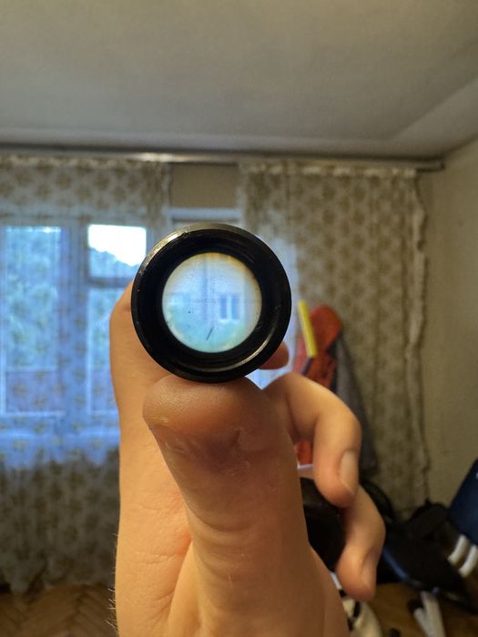 Приціл/прицел UFO, 4×20 + кольца кріплення/крепления на ласточкин хвост, прицільна сітка звичайна