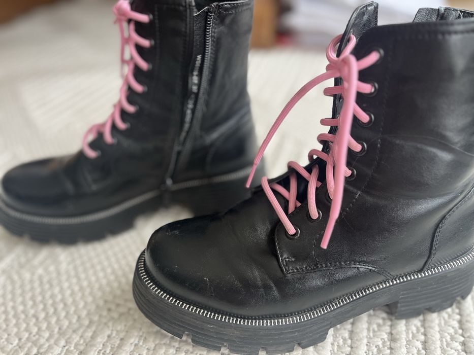 Buty trapery r. 37 jak nowe