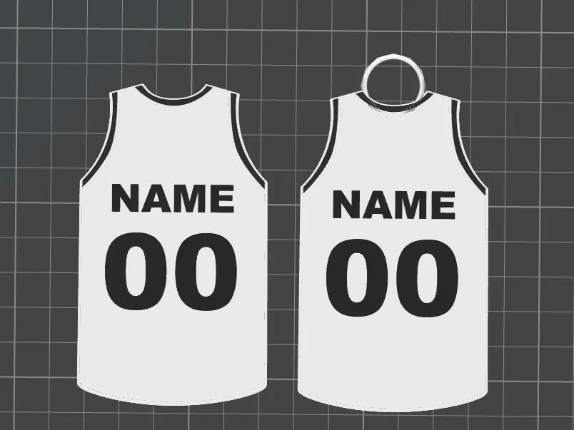 Camisola de Basquetebol Personalizada - Com ou Sem Chaveiro