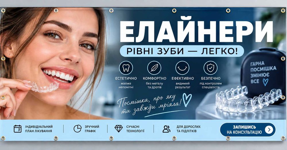 Виготовлення банерів, наклейок, табличок