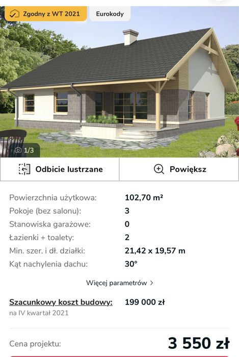 Sprzedam projekt domu