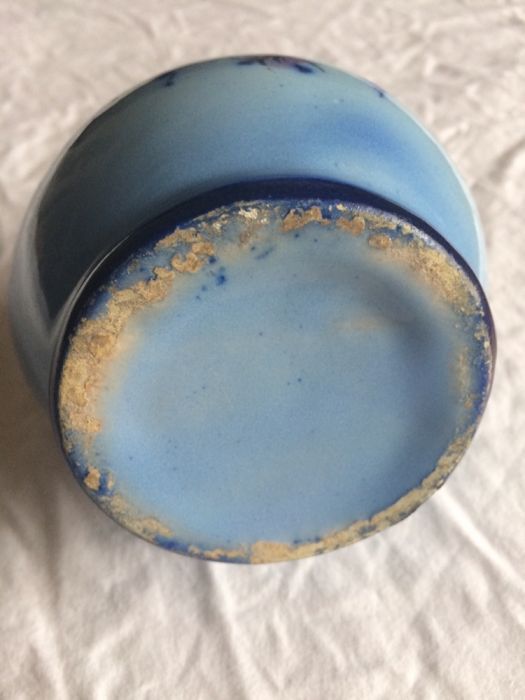 Galheta Vinagre em louça Alcobaça faiança Antiga