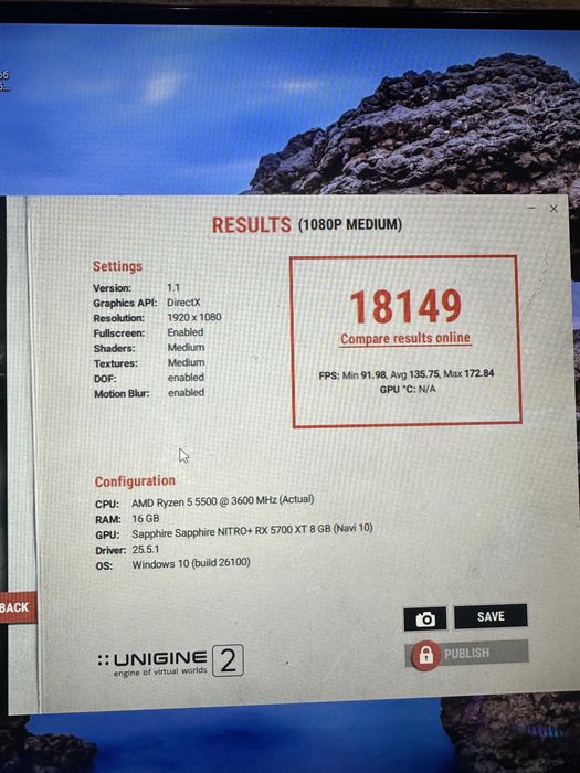 RX5700XT 8Гб Sapphire Nitro+