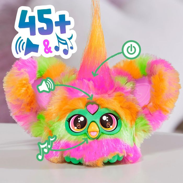 Furby Furblets Par-Tay Mini Friend Electronic Plush Toys Interactive