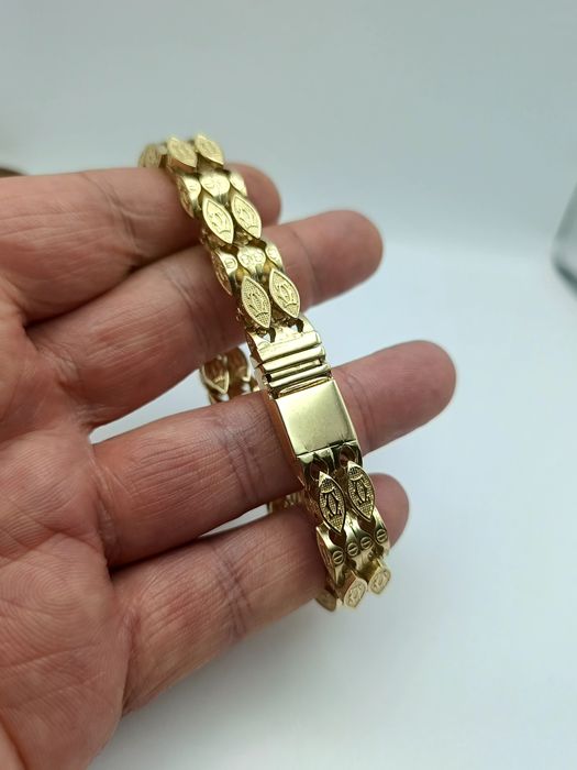 Złota Bransoletka 21,5cm Pr.585 14K Nowa