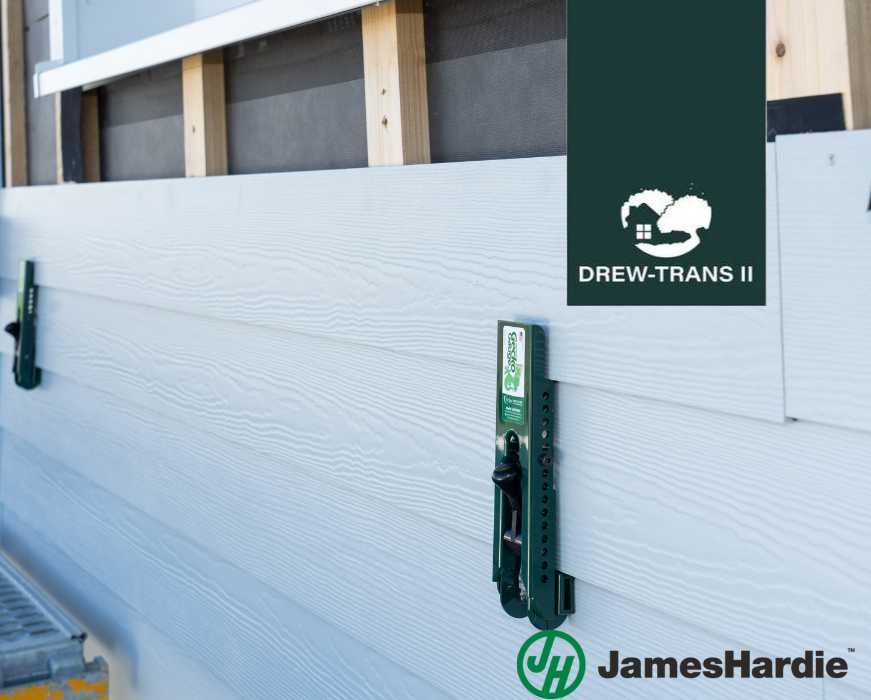 Deska elewacyjna HardiePlank włóknocement drewnopodobny k.śnieżnobiały