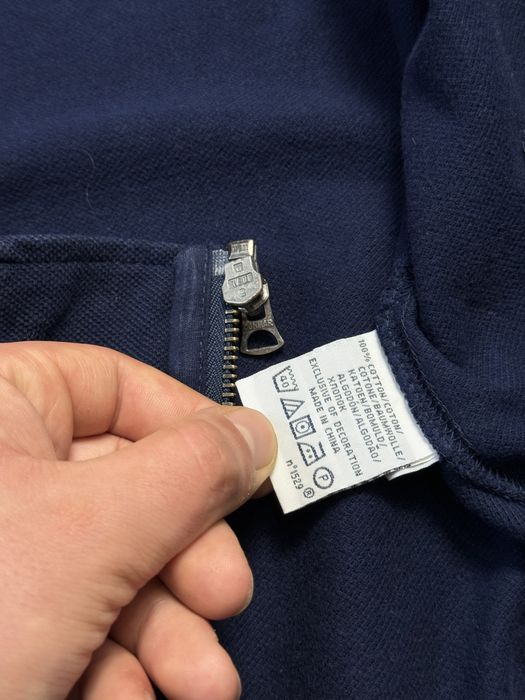 Хлопковая олимпийка Polo Ralph Lauren мужская винтажная зип кофта