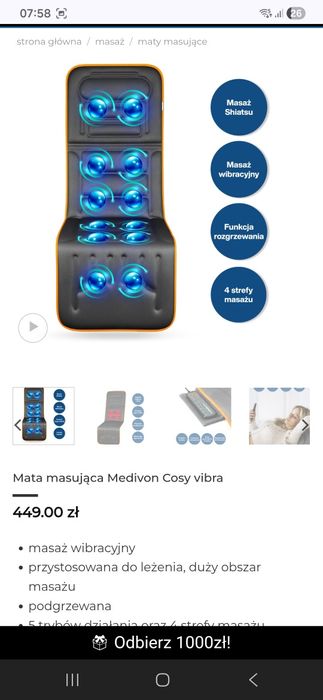 Masażer Medivon Nowy