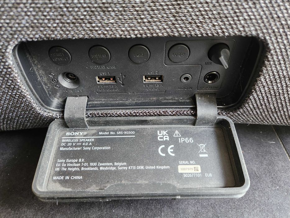 Coluna Portátil Sony SRS-XG500