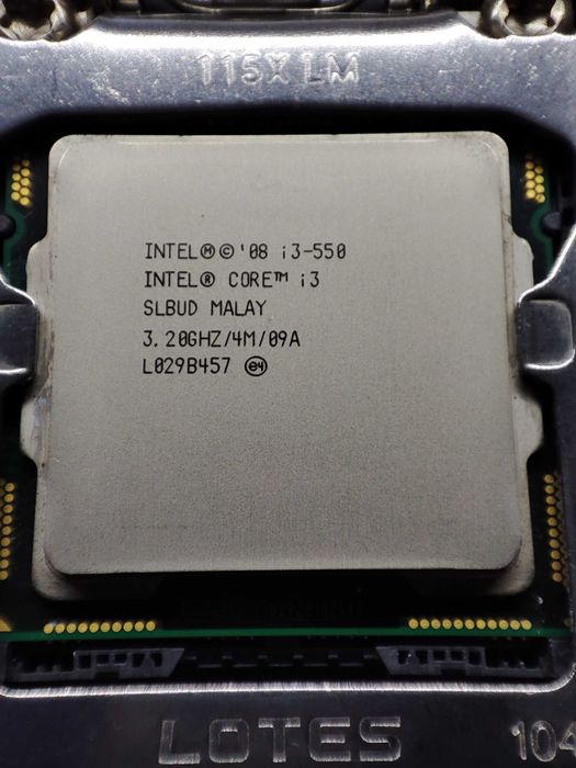 Материнская плата ACER H57H-AM2 S 1156 DDR3 + Intel i3-550 3.2 GHZ