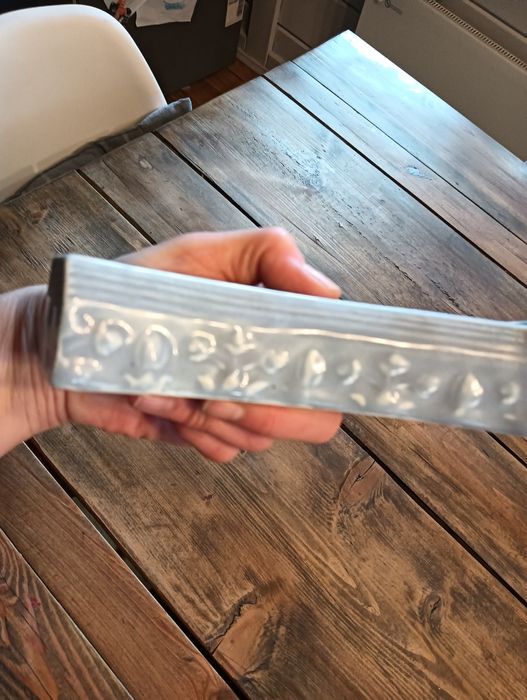 Ceramiczna ozdoba wielkanocna zająć rzeżucha  rustykalny sielski