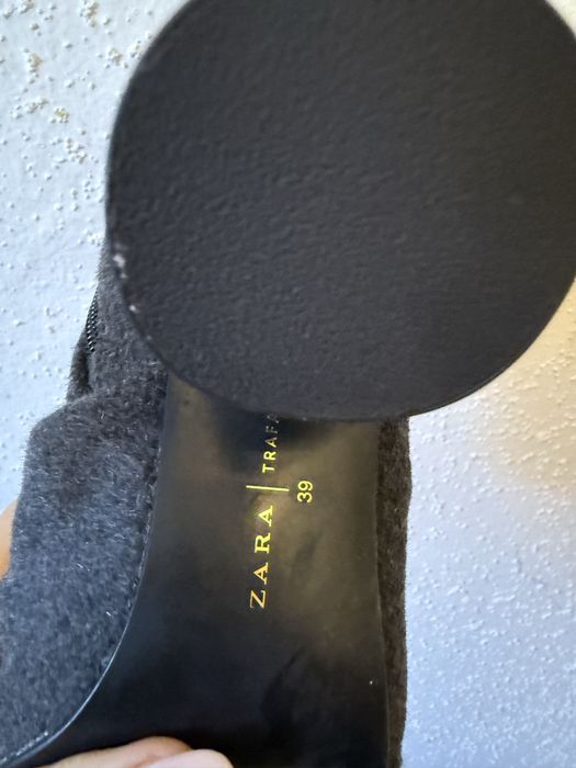 Nowe szare botki Zara,r.39