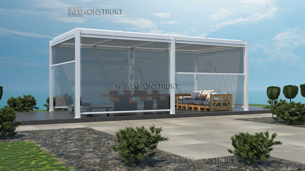 Pergola BIO-FIT Aluminiowa 600x300 Antracyt RAL 7016