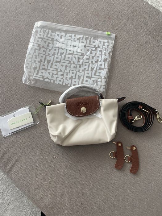 Mini Mala Longchamp Le Pliage Nova + Alça Tiracolo