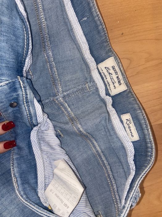 jeansy gerry weber jasnoniebieskie