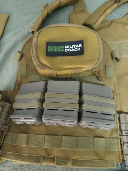 Colete airsoft desert