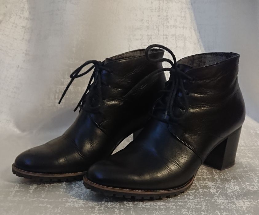 Botki skórzane Ryłko roz 40