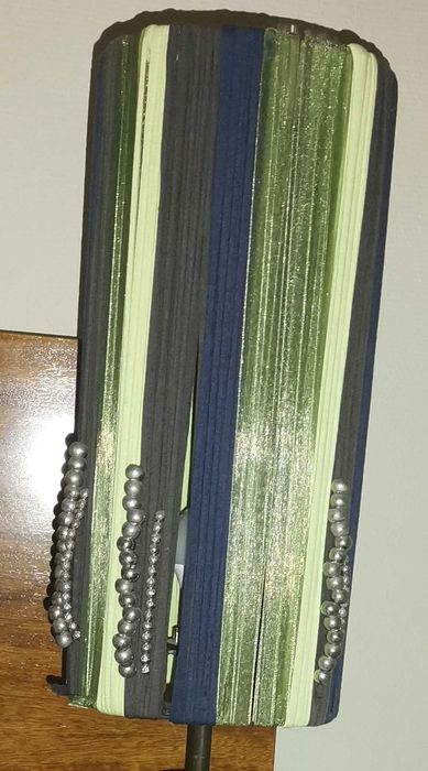 Conjunto de abajures (em seda) elegantes (novos)