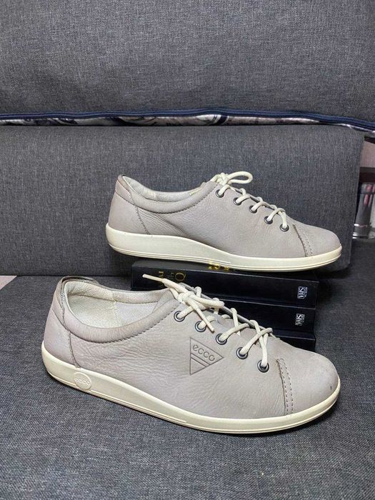 Оригінальні кросівки ECCO Soft 2.0 | Нубук/Текстиль | 38р