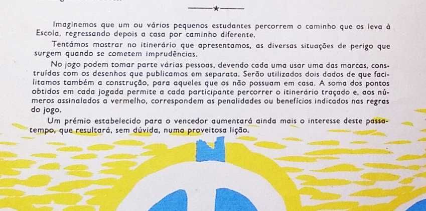 Antigo "Jogo do Transito" oferta Shell Portuguesa ~ Anos 60 ~ RARO