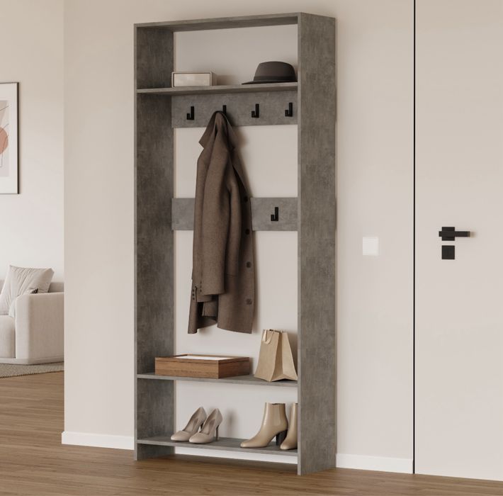 Шафа Стелаж для одягу Прихожа Передпокій Стеллаж Полка Шкаф  Прихожая