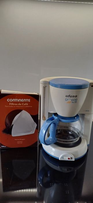 Maquina de cafe cafeteira elétrica UFESA carpacio plus 20 impecável