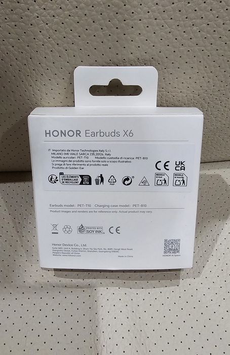 Auriculares Bluetooth Honor Earbuds X6 (novos c/ garantia)
