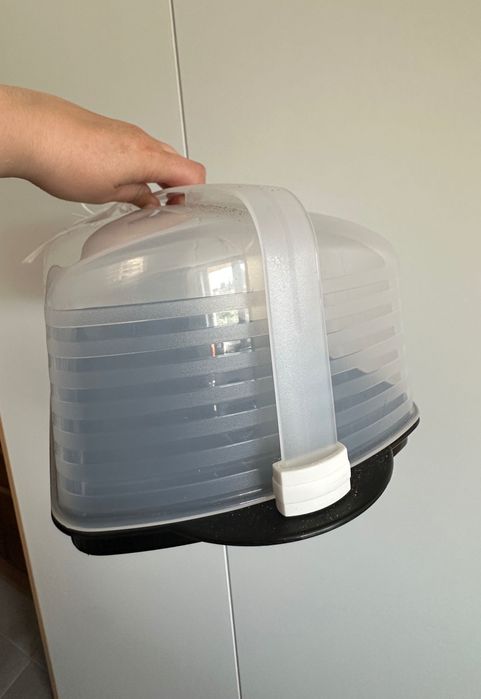 Boleira / Porta-Bolos Retangular Tupperware