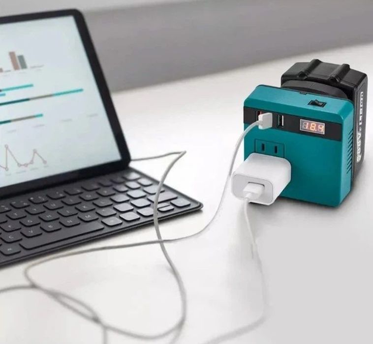 Інвертор перетворювач на АКБ Шуруповерт перфаратор