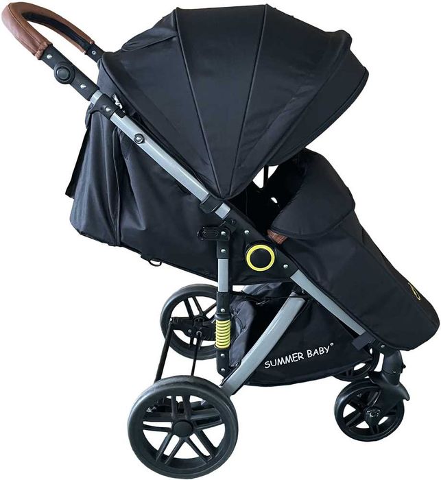 Wózek spacerowy SUMMER BABY model SEMPRE + Ocieplacz + Folia