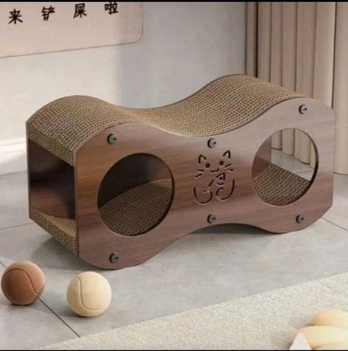 Domek dla kota drapak 2w1 legowisko daszek budka