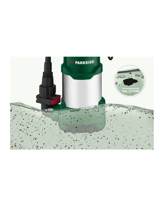 Bomba submersível para água limpa parkside