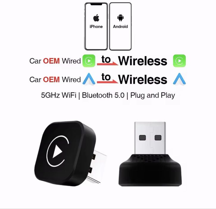 Adapter bezprzewodowy carplay android auto NOWY