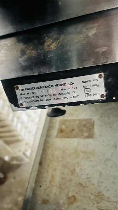 Balança industrial Medines