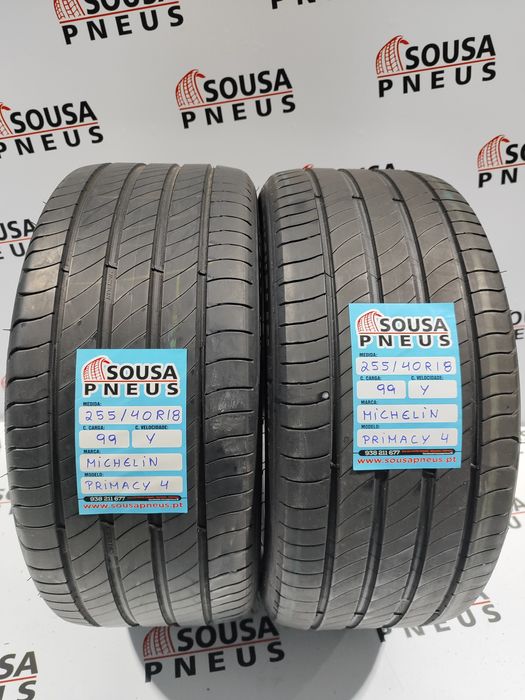2 pneus semi novos 255-40R18 Michelin Primacy 4 99V  - Oferta dos port